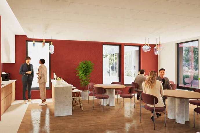 Une salle pour se réunir après la cérémonie
