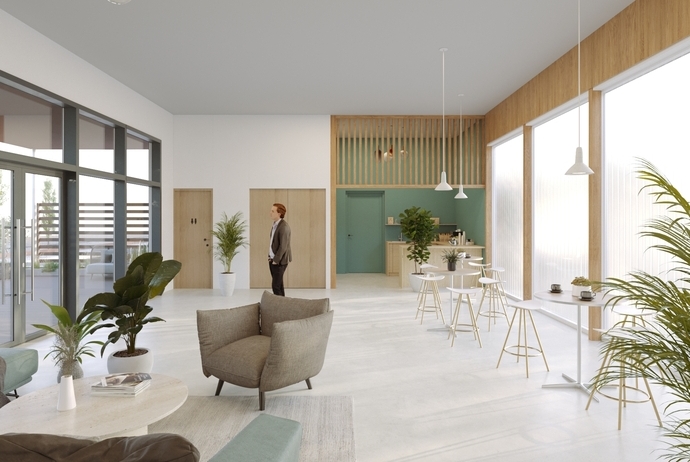 Une salle pour se réunir après la cérémonie